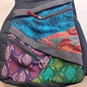 Mugling Crossbody Bag Colorful Patchwork Travel Shoulder Purse